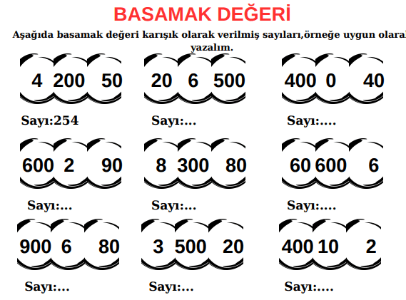 3. Sınıf Matematik Basamak Değeri Etkinliği