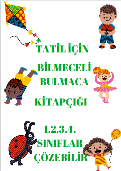 Ara Tatil Bilmeceli Bulmacalar Kitapçığı