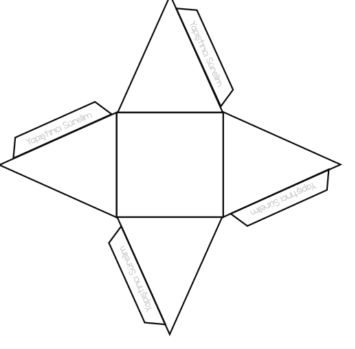 4. Sınıf Matematik Geometrik Cisimler Kes Katla Yapıştır