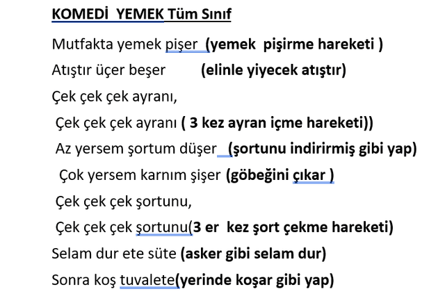 Tutum, Yatırım Ve Türk Malları Haftası Komedi Yemek Skeci