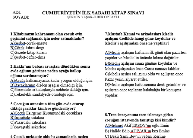 Cumhuriyetin İlk Sabahı Kitap Sınavı (Şermin Yaşar Ve İlber Ortaylı)