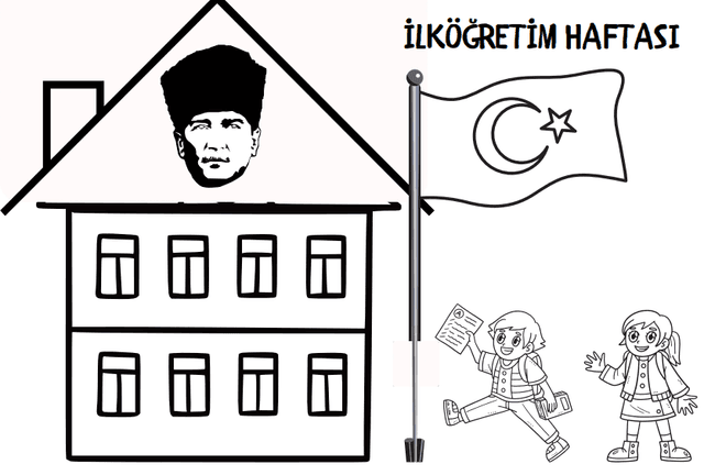 İlköğretim Haftası Kes Yapıştır Etkinliği