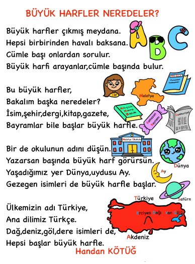 Büyük Harfler İle İlgili Şiir