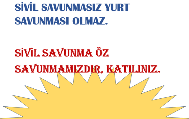 28 Şubat Sivil Savunma Günü Panosu