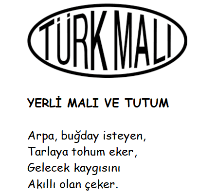 Yerli Malı Haftası Şiiri