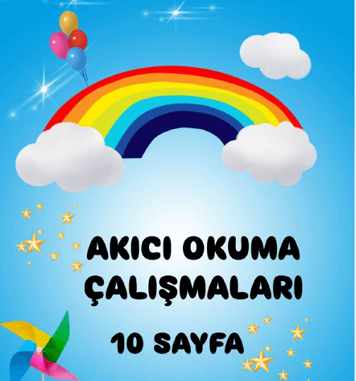 1. Sınıf Akıcı Okuma Çalışmaları 10 Sayfa 