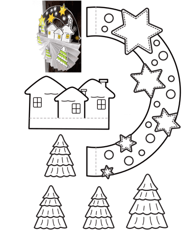 Yeni Yıl 3D Pano Ve Kapı Süsü Etkinliği