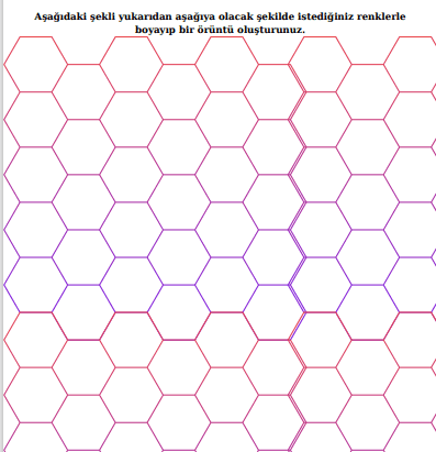 2. Sınıf Matematik Örüntü oluşturma ve tamamlama etkinliği