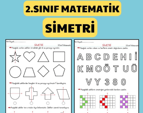 2. Sınıf Matematik Simetri Konusu Etkinliği